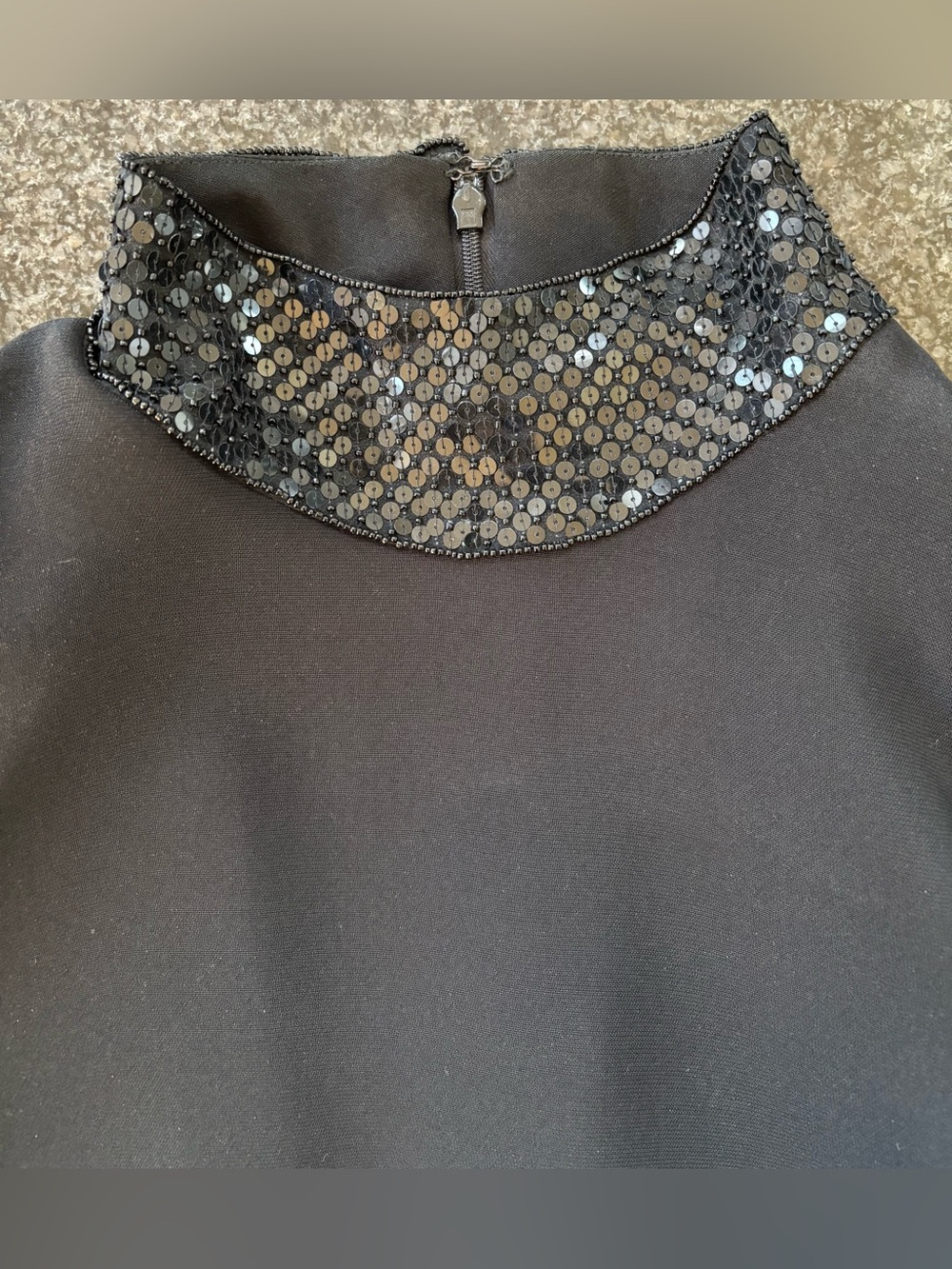 Linda Allard for Ellen Tracy Black Dress With Mock Neck – Timeless Classic